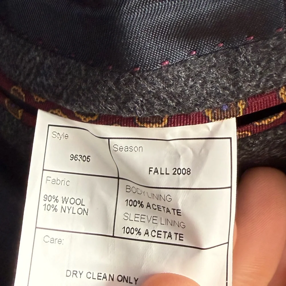 NWT J. Crew Wool Legacy Sportcoat in‎ Charcoal Gray Size 38R